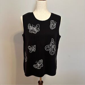 Vintage Euro Butterfly Knit Sweatervest